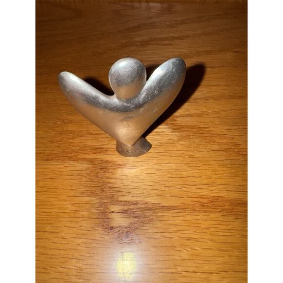 Vintage 1990's Suellen Pewter Angel Figurine 2.5” "Angel of Joy" - Picture 6 of 9